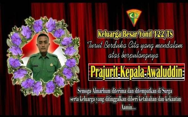 Praka AW, Oknum TNI Eksekutor Marshal Meninggal