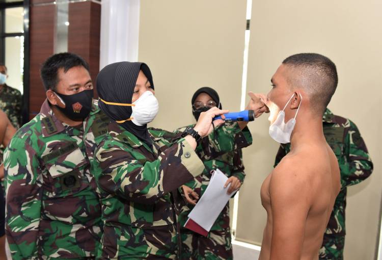 Satgas Covid -19 Lanud SIM  Gelar Serbuan Vaksinasi di Banda Aceh Convention Hall