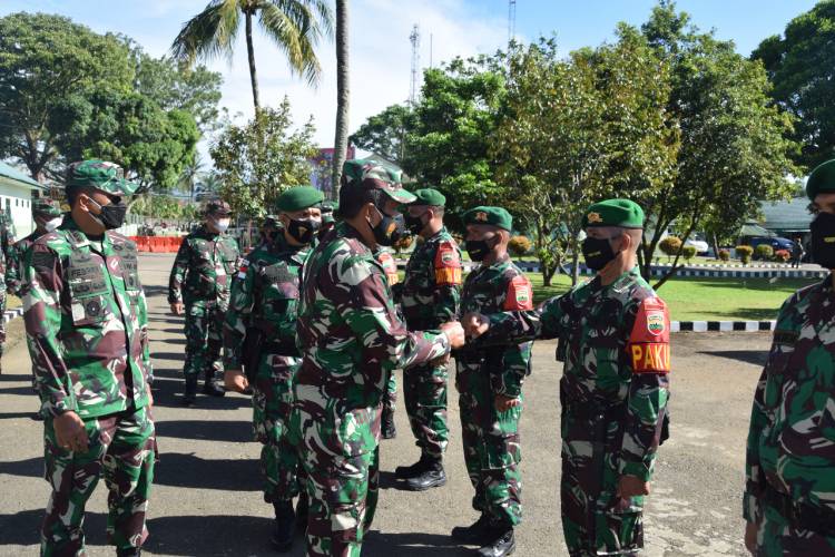 Kasdam I/BB Cek Kesiapan Operasi Satgas Yonif 123/RW Pamtas RI-PNG