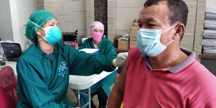 Polsek Medan Timur Percepat Vaksinasi Tekan Penyebaran Covid-19