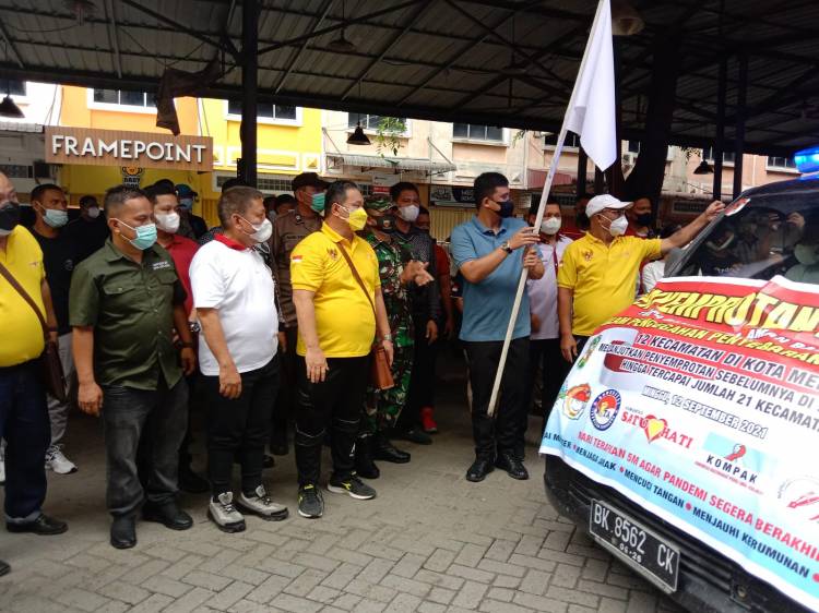 Walikota Puji Komunitas SATU HATI dan Wartawan Unit DPRD Medan Ikut Atasi Pandemi Covid-19