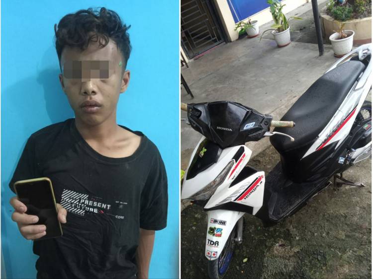 Penjambret Sial, Ketangkap Korbannya Sendiri Saat Beraksi