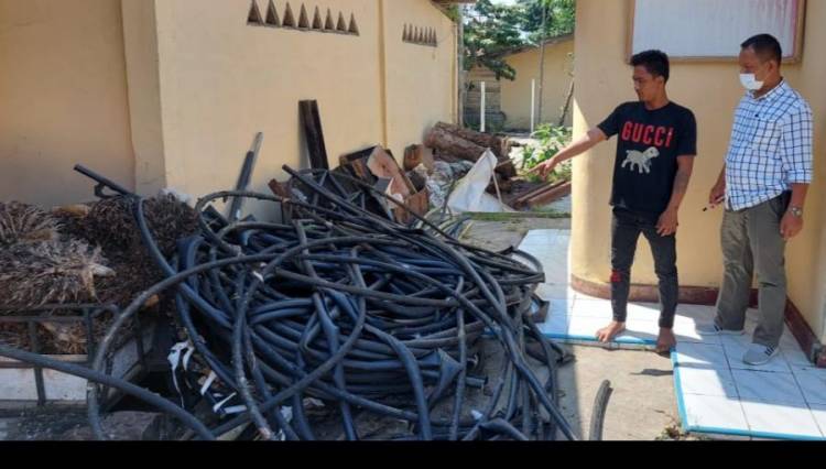 PLN Apresiasi Kinerja Polsek Serbelawan Dalam Menangkap 8 Pencuri Kabel PLN