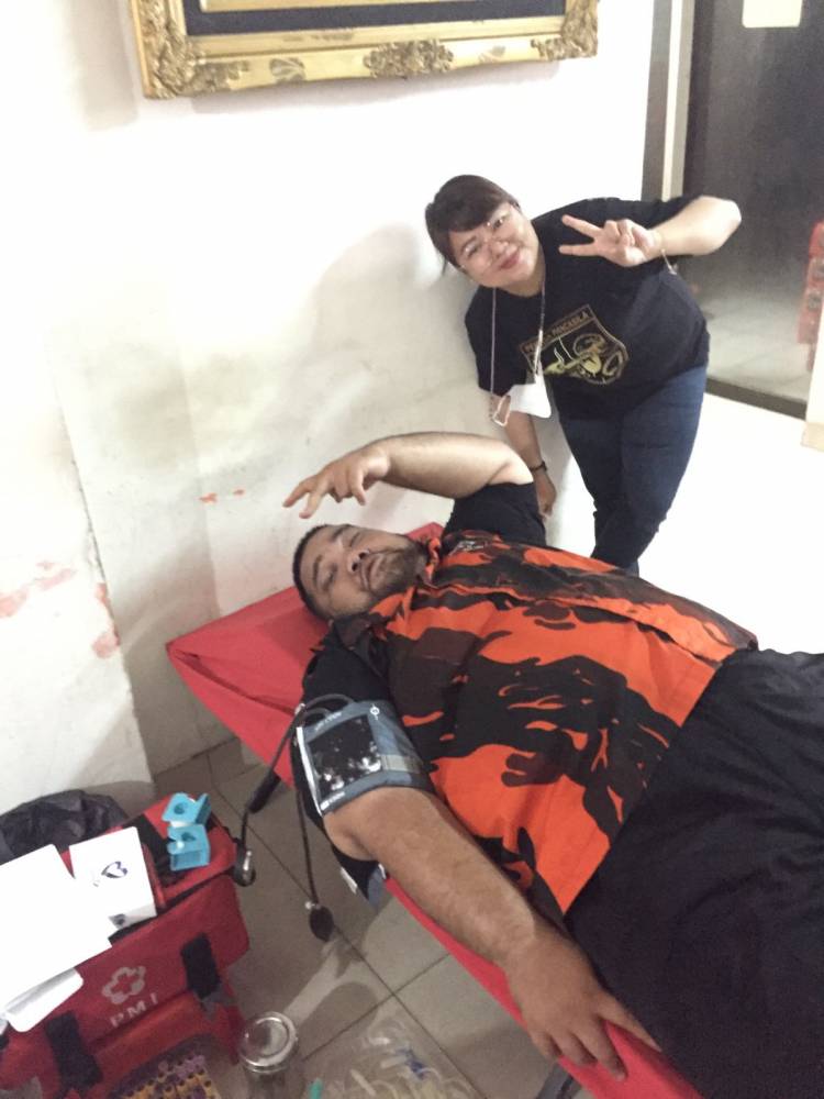 Keluarga Besar MPW PP SUMUT Bersama PMI Medan Gelar Donor Darah