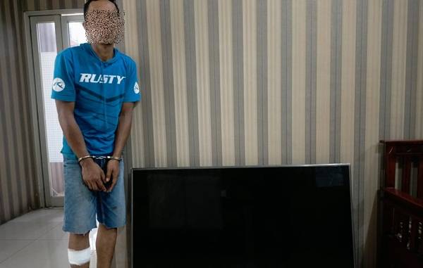 Nekat Curi Televisi Milik PN Rantauprapat, Carli Dibedil Polisi