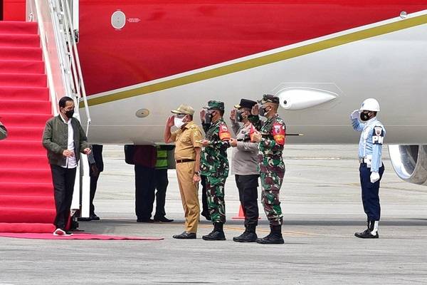Gubsu Sambut Presiden Jokowi di Bandara Kualanamu, Ini Agenda di Sumut