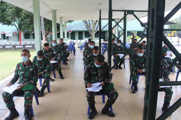 Untuk Mengetahui Kelayakan Setiap Personel, Yonzipur 1/DD Laksanakan Litpers Jabatan