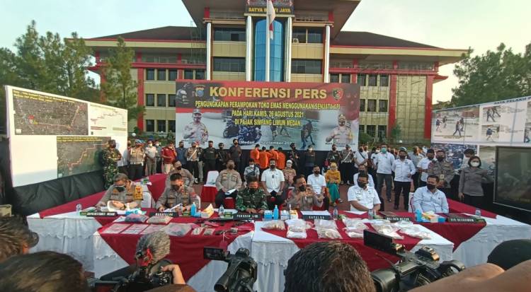 Kapolda Sumut : Perampokan Toko Emas Simpang Limun Terencana dengan Baik