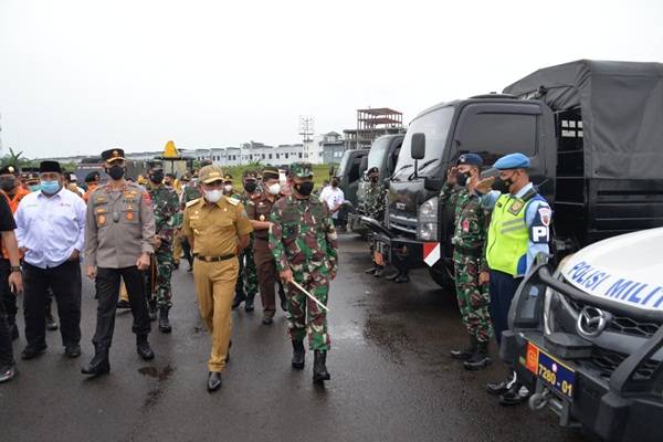 Pimpin Apel Gabungan Kesiapsiagaan Penanggulangan Bencana, Gubsu: 13 Kabupaten/Kota Resiko Tinggi