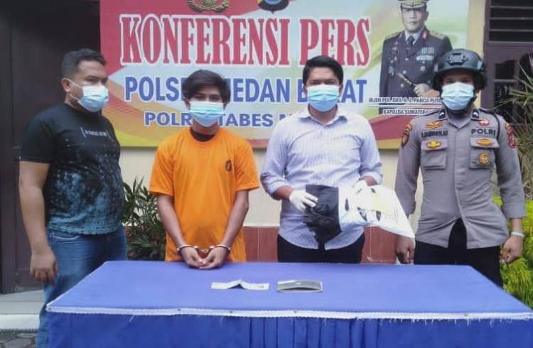 Polsek Medan Barat Tangkap Pelaku Pencurian Dengan Kekerasan