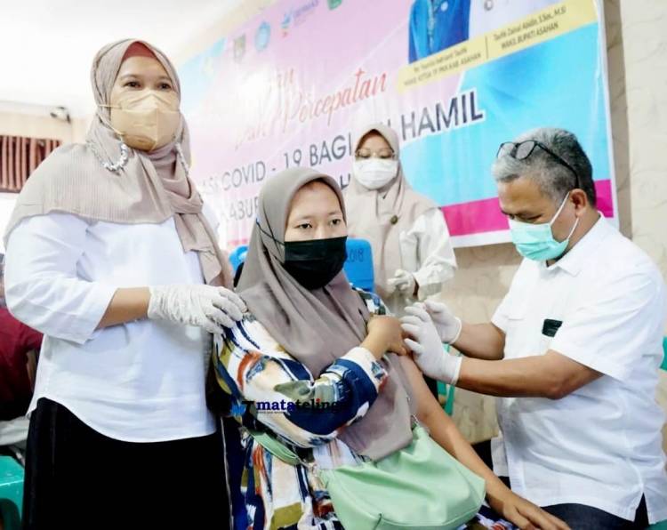 Lindungi Janin Bayi Dari Ancaman Covid 19, Pempropsu Gelar Pencanangan Dan Percepatan Vaksinasi Bagi Ibu Hamil
