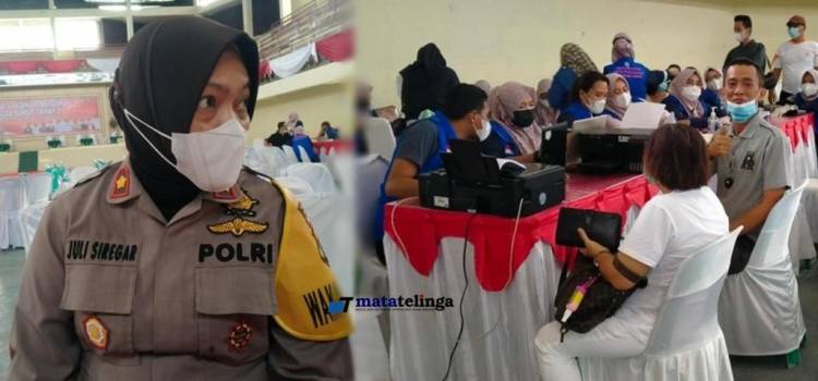 Perkuat Kekebalan Tubuh Polres Asahan Terus Gencarkan Vaksinasi Massal