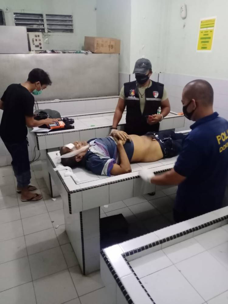 Diduga Bunuh Diri, Seorang Pria Tewas Lompat  dari Fly Over Amplas