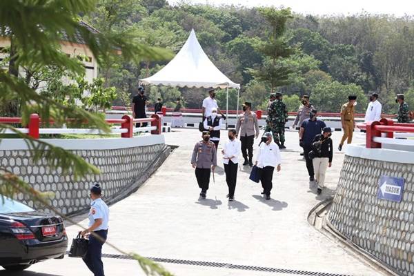 Forkopimda Jatim Dampingi Presiden Resmikan Bendungan Bendo Ponorogo