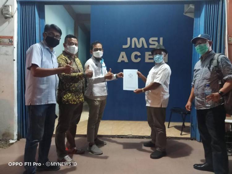 Dewan Pers Lakukan Verfak JMSI Aceh Sebagai Pengda ke 10 di Indonesia