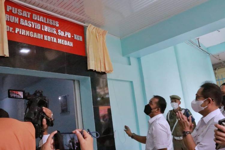 Pemko Medan Abadikan Nama Prof dr Harun Rasyid Lubis Jadi Ruangan Haemodialisis di RS dr Pirngadi