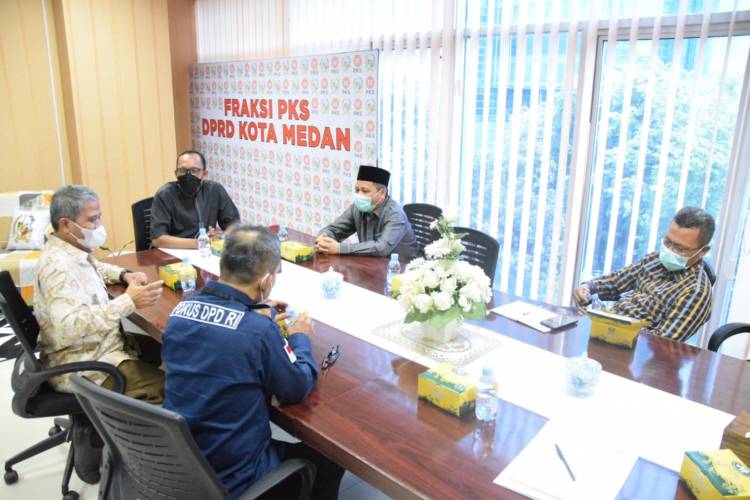Wakil Ketua DPRD Medan Terima Kunjungan Anggota DPD RI H.Muhammad Nuh