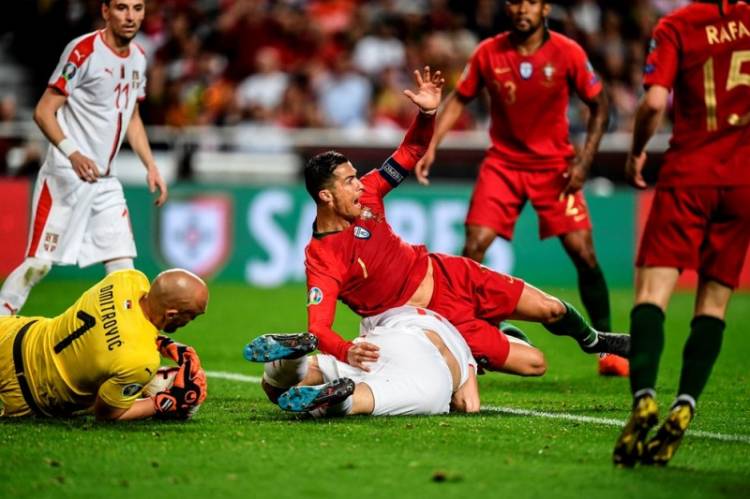 Hasil Kualifikasi Piala Dunia 2022 : Cristiano Ronaldo Pahlawan Kemenangan 2-1 Portugal Kontra Irlandia