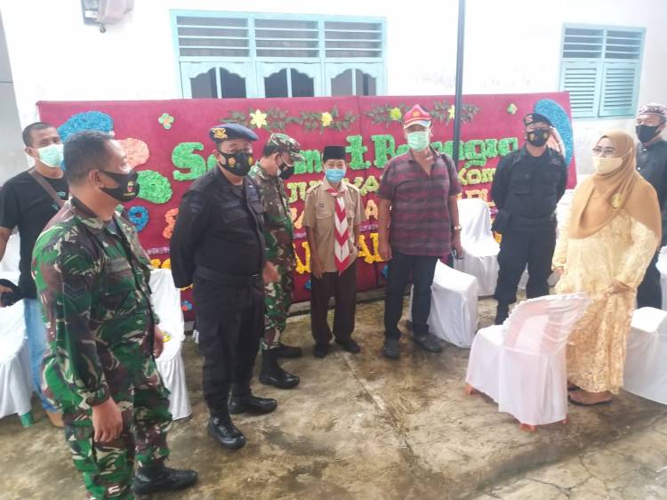 Polsek Patumbak dan Satgas Covid-19 Bubarkan Pesta Pernikahan
