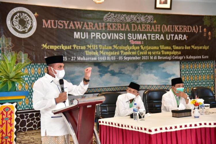 Buka Mukerda I MUI Sumut, ini Harapan Edy Rahmayadi