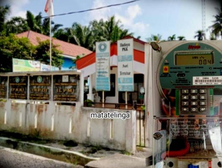 Aneh Tapi Nyata!!!  Pulsa Token Tak Terbeli, Aktifitas Kantor Desa Mekar Sari Buntu Pane "Lumpuh"