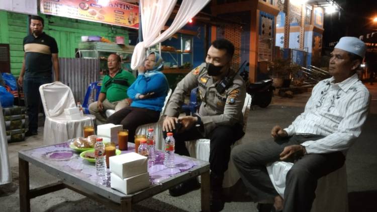 Kapolsek Percut Sei Tuan Sambangi Pos Kamling