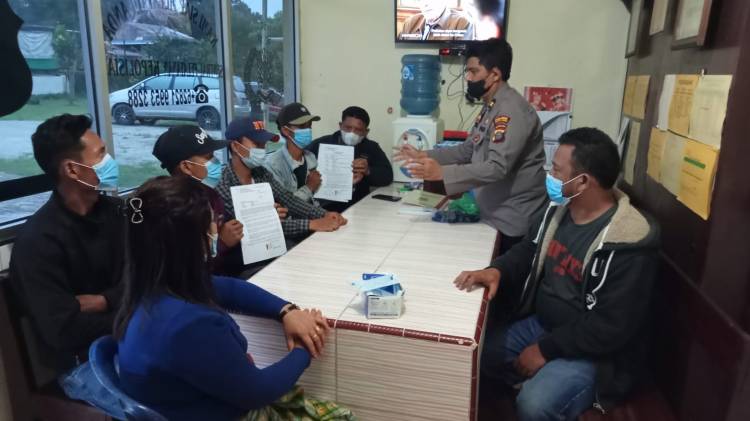 Kadus Sukanalu Apresiasi Polsek Barusjahe Dalam Penanganan Perkara Dengan Restorative Justice