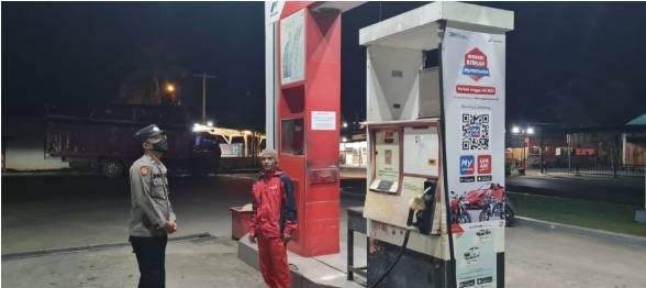 Polsek Panyabungan Imbau Karyawan SPBU Tak Layani Pembelian Pakai Jerigen