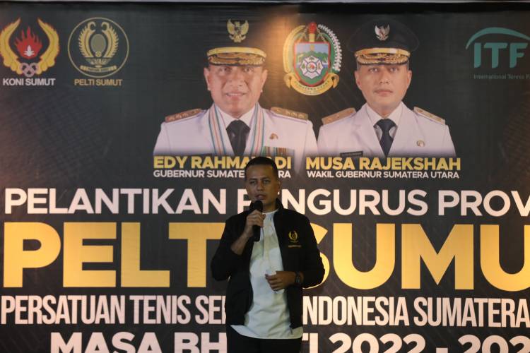 Pengurus Pelti Sumut 2022-2027 Dilantik Musa Rajekshah Harapkan Bisa Sumbang Medali Emas untuk Sumut