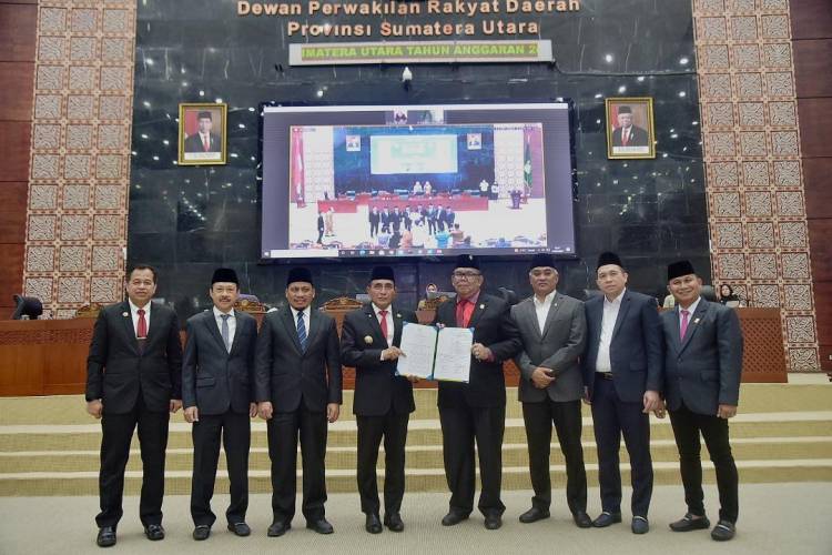 R-APBD Tahun 2023 Sumut Disepakati Jadi Perda