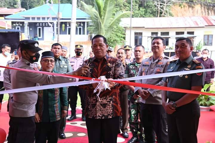 Walikota Irsan Menghadiri Peresmian Kantor Polsubsektor Padang Sidempuan.