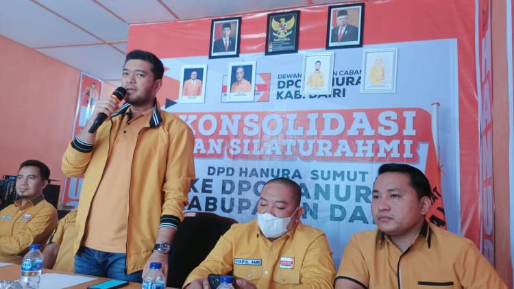 Kunjungi Dairi,  DPD Hanura Sumut Bidik Anak Melenial