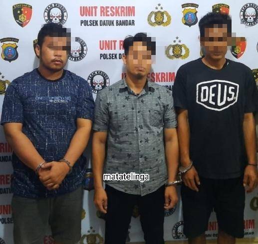 Reskrim Polsek Datuk Bandar Bekuk  Tiga Maling
