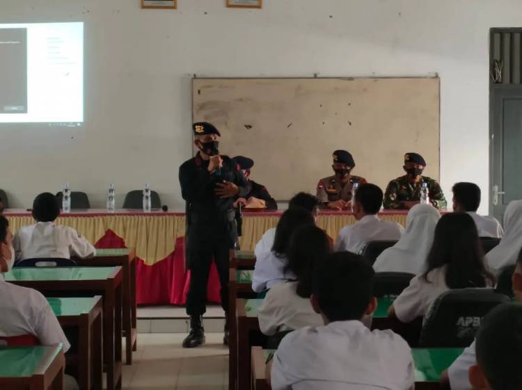 Batalyon B Brimobdasu Motivasi Animo Pelajar jadi Bagian Dari Pasukan Brimob