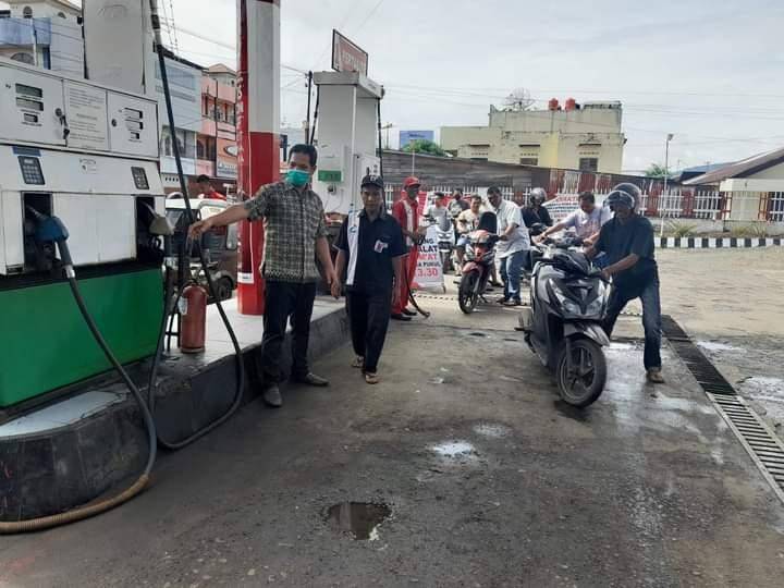 Sat Intelkam Polres Padangsidimpuan Cek Dan Monitoring SPBU