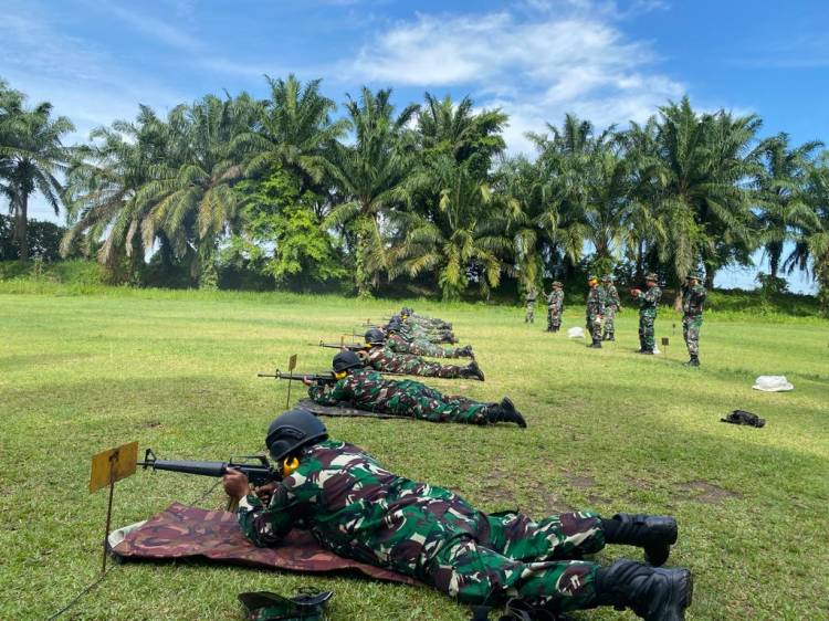 Kodim 0201/Medan Gelar Latihan Menembak