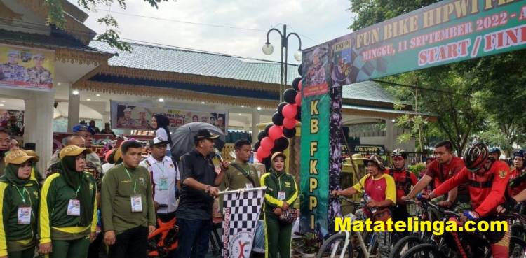 Dimeriahkan Dengan Fun Bike HUT FKPPI Ke 44, Banjiri Lapangan Alun-Alun Amir Hamzah Stabat Depan Kantor Bupati Langkat