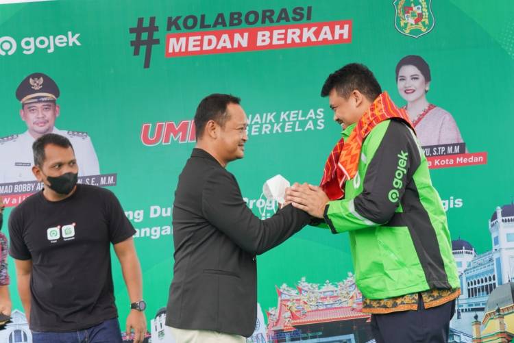 Majukan UMKM, Pemko Medan & Gojek Tandatangani MoU, Bobby Nasution: Tahun Depan Plaza UMKM Dibangun
