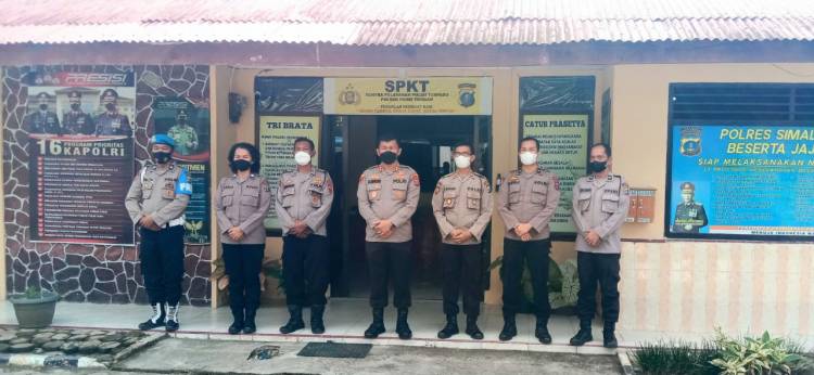 Kapolres Simalungun Sidak ke Mako Polsek Panei Tongah : Pastikan Personel Sigap Melayani Masyarakat