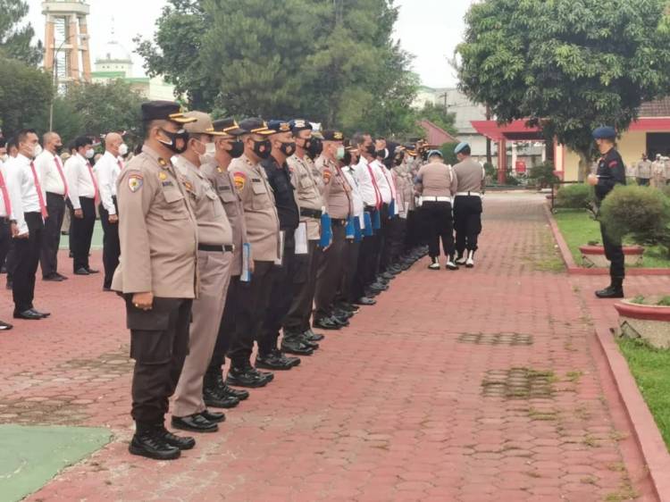Ini Pesan Dansat Brimob Pada Apel Satker Polda Sumut