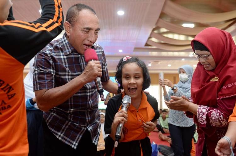 Gubernur dan Ketua TP PKK Sumut Beri Perhatian Khusus