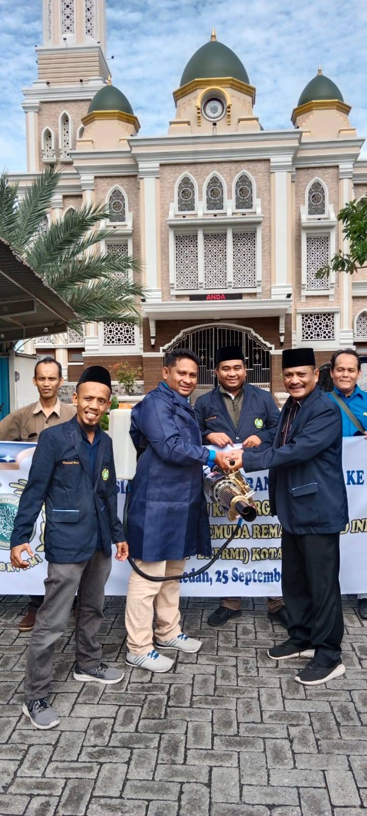 Sambut Milad IKA BKPRMI Ke-12, Ketua PW IKA BKPRMI Sumut Lepas Tim Baksos Foging