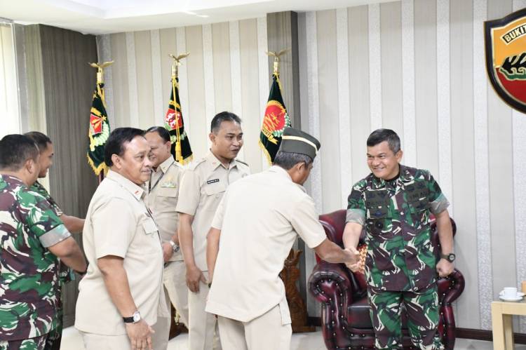 Pangdam I/BB Terima Silaturahmi Kemitraan PPAD Sumut