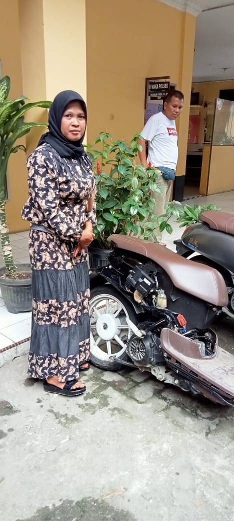 Orang Tua Korban Begal Sadis Ucapkan Terima Kasih ke Polsek Medan Timur