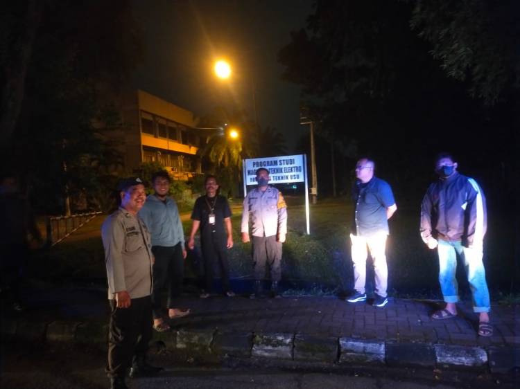 Cipta Kondisi Kamtibmas di Malam Hari | Personel Polsek Medan Baru Patroli Antisipasi 3C