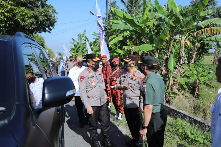 Kapolresta Deli Serdang Hadiri Kick Off Gerakan Nasional Pengendalian Inflasi Pangan Sumut