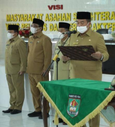 Wabup Asahan Kukuhkan Beberapa ASN Dalam Jabatan Tinggi Pratama
