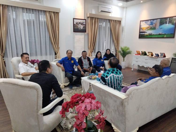 Ketua DPRD Deli Serdang Terima Kunjungan Panitia Pelantikan Pengurus PJID 2022 - 2025.