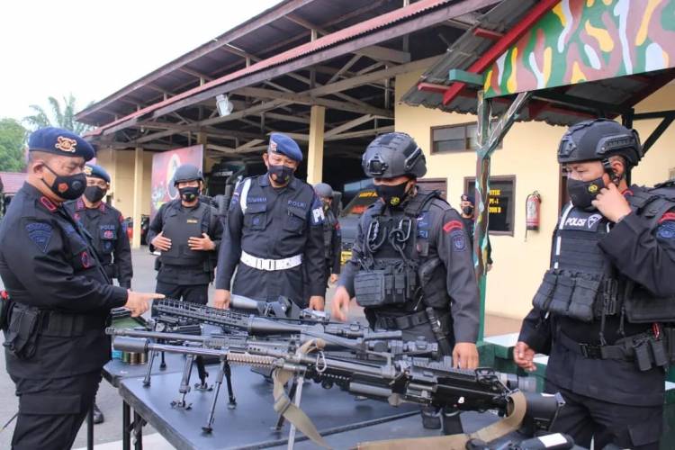 Optimalisasi Penugasan, Danyon B Sat Brimob Polda Sumut Lakukan Pengecekan Personil dan Perlengkapan