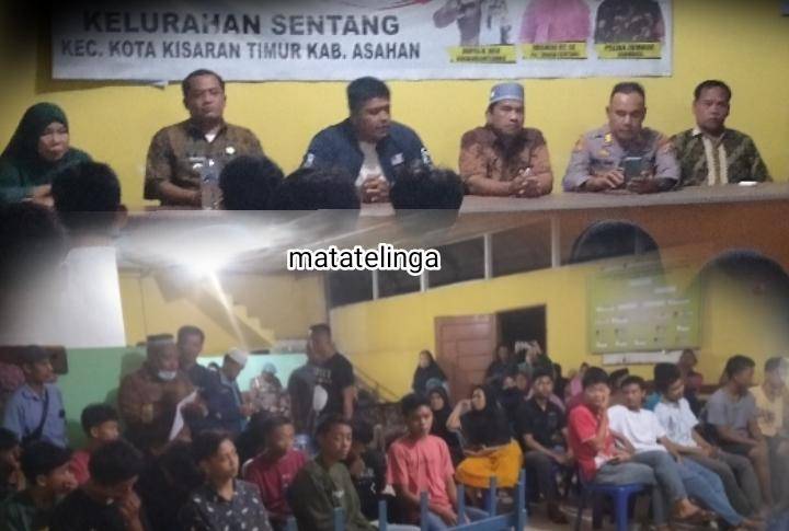 Dua Kelompok Remaja Tawuran Di Sentang dan Sei Kamah Didamaikan Forkopimcam